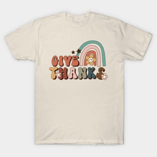 Give Thanks Rainbow T-Shirt